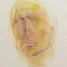 Pastel Man Figure Three By Derek Overfield
